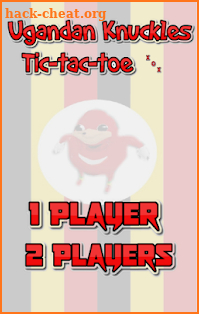 Ugandan Knuckles Tic-Tac-Toe screenshot