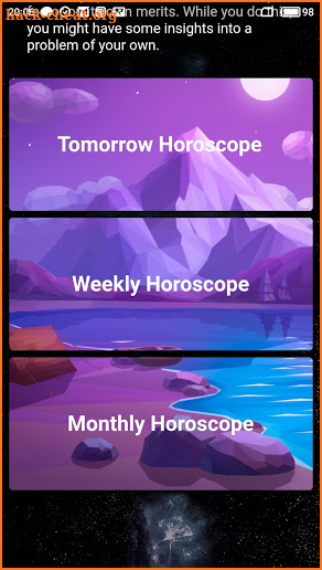 uHoroscope screenshot