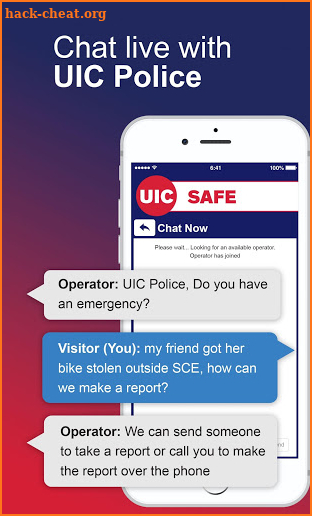 UIC SAFE screenshot