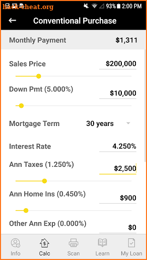 UICCU Mobile Mortgage screenshot