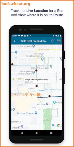 UIUC Bus screenshot