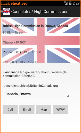 UK Embassies & Consulates screenshot