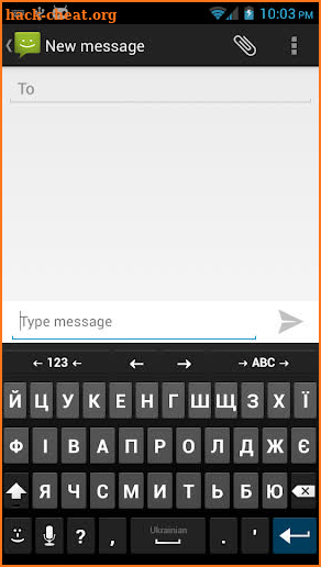 Ukrainian for AnySoftKeyboard screenshot