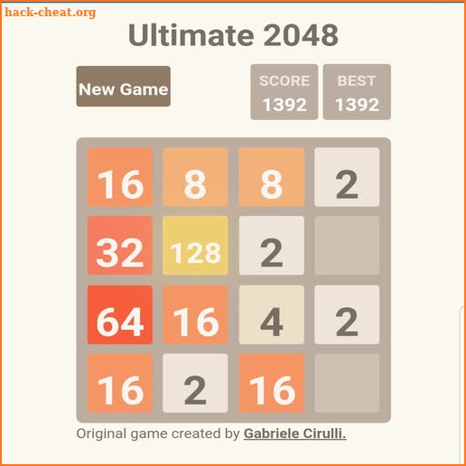 Ultimate 2048 screenshot