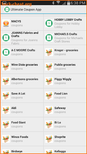 Ultimate All Coupons App screenshot