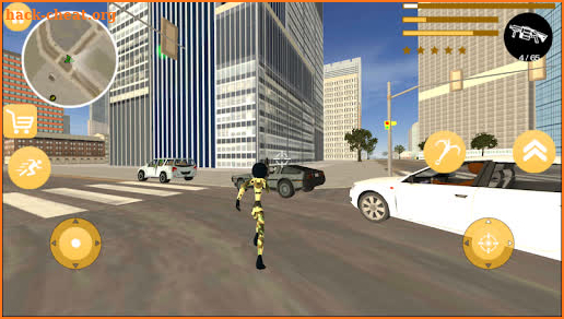 Ultimate Army Stickman Rope Hero Capitaine Mafia screenshot