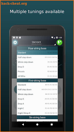 Ultimate Bass Tuner🎸Free tuner for bass screenshot