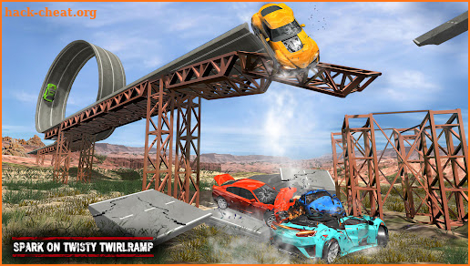 Ultimate Car Crash Bridge Loop screenshot