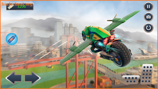 Ultimate Flying Bike Racing Stunts-City Moto Drive screenshot