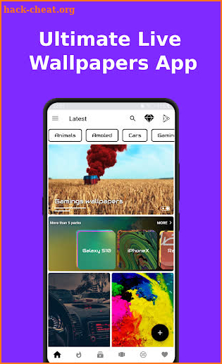 Ultimate Live Wallpapers App (GIF+Video+Image) screenshot