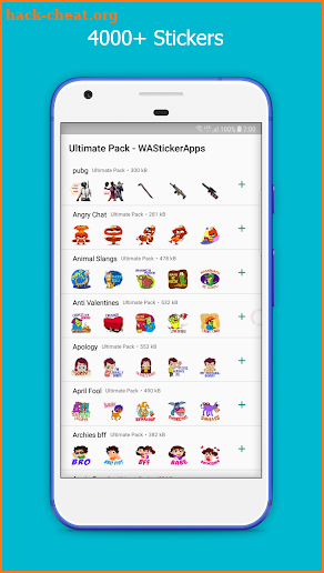 Ultimate Pack - WAStickerApps screenshot