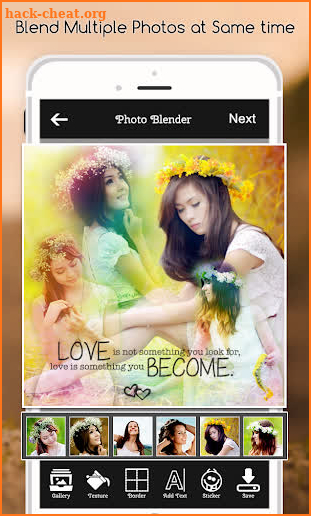 Ultimate Photo Blender Photo Mixer App screenshot