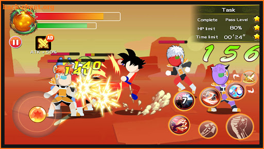 Ultimate Stickman Battle: Legendary Z Fighters screenshot