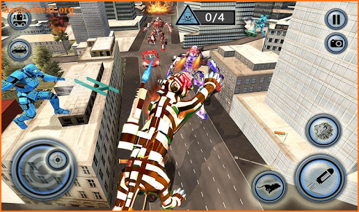 Ultimate Tiger Robot Car Transformer Simulator screenshot