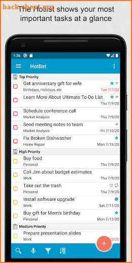 Ultimate To-Do List screenshot