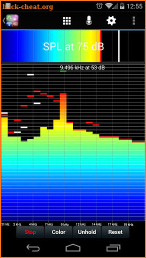 UltimateAudio FFT Spectrum Pro screenshot