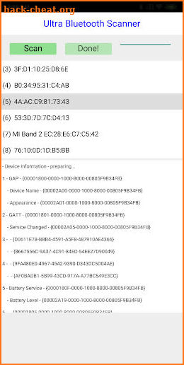 Ultra Bluetooth Scanner (Paid) screenshot