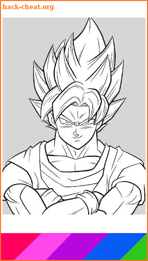 Ultra Instinct Coloring Book screenshot