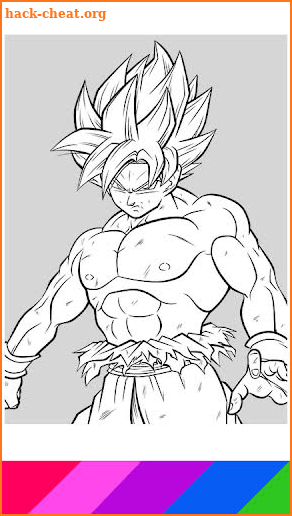 Ultra Instinct Coloring Book screenshot