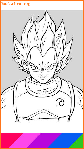 Ultra Instinct Coloring Book screenshot