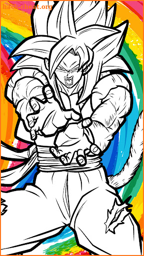 Ultra Instinct Coloring Book screenshot