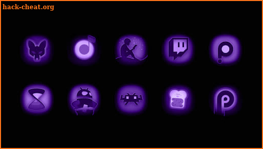 Ultraviolet - Stealth Purple Icon Pack screenshot