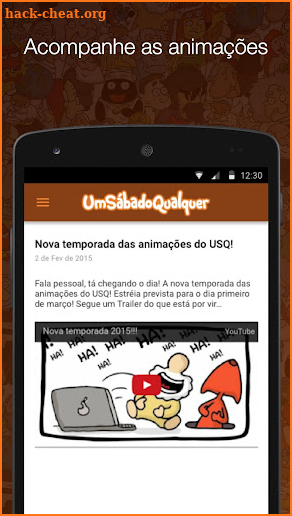 Um Sábado Qualquer - Tirinhas screenshot