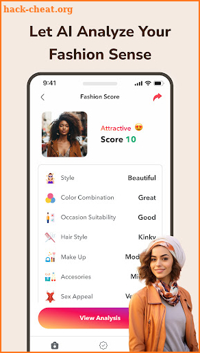 Umax AI:A Mewing app for girls screenshot