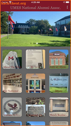 UMES National Alumni Assoc screenshot