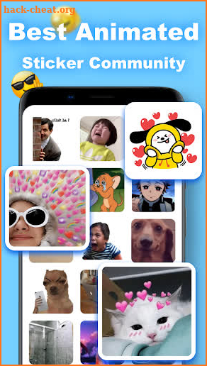 Umoji Sticker - Animated WAStickerApps screenshot