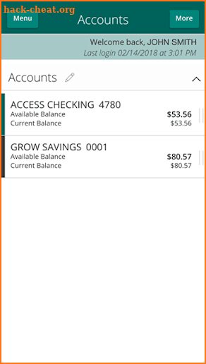 Umpqua Bank Mobile Banking screenshot