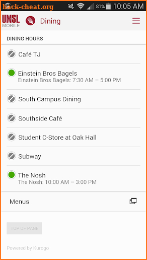 UMSL Mobile 3.0 screenshot