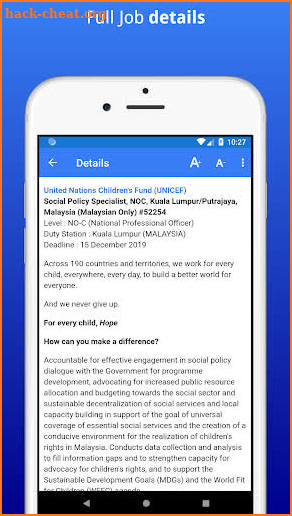 UN & NGO Jobs screenshot