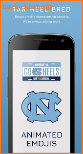 UNC Tar Heels Emojis screenshot