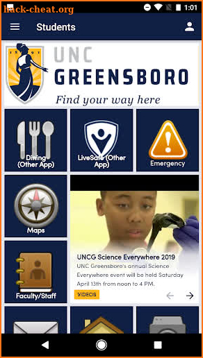 UNCG Mobile screenshot