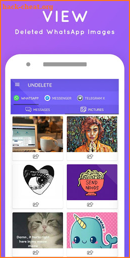 UNDELETE - Recover Deleted FB &  WhatsApp Messages screenshot