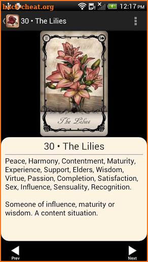 Under the Roses Lenormand screenshot