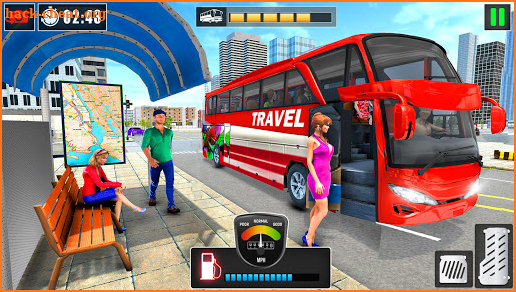 Underground City Coach Bus Driving Simulator 2021 screenshot