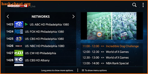 Underground IPTV screenshot