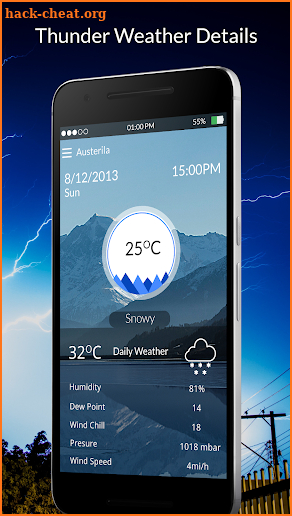 Underground Weather Forecast screenshot