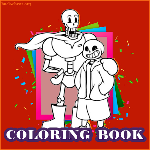 Undertale Sans Coloring Book screenshot