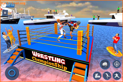 Underwater Bodybuilder Wrestling: Kung Fu Karate screenshot