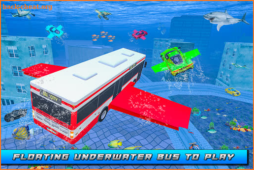 Underwater City Ultimate Flying Car Stunt screenshot