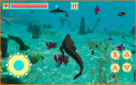 Underwater Crocodile Simulator screenshot