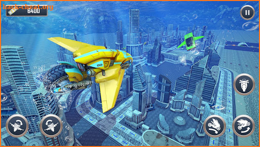 Underwater Racing Motorbike Flying Stunts screenshot