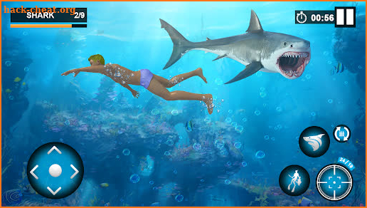 Underwater Shark Hunting Game screenshot