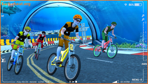 Underwater Stunt Bicycle Race Adventure screenshot