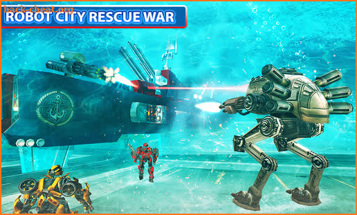 Underwater Submarine Multi Robot Fighting Games screenshot