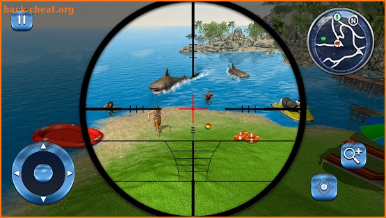 Underwater Tiger Shark Attack FPS Sniper Shooter screenshot