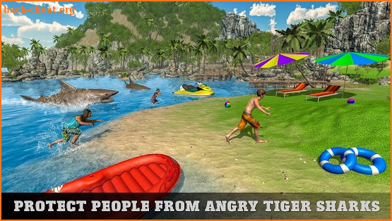 Underwater Tiger Shark Attack FPS Sniper Shooter screenshot